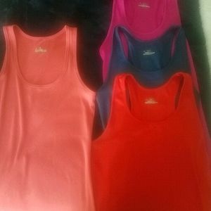 Lot of Under Armour Racerback Athlesiure Tanks
